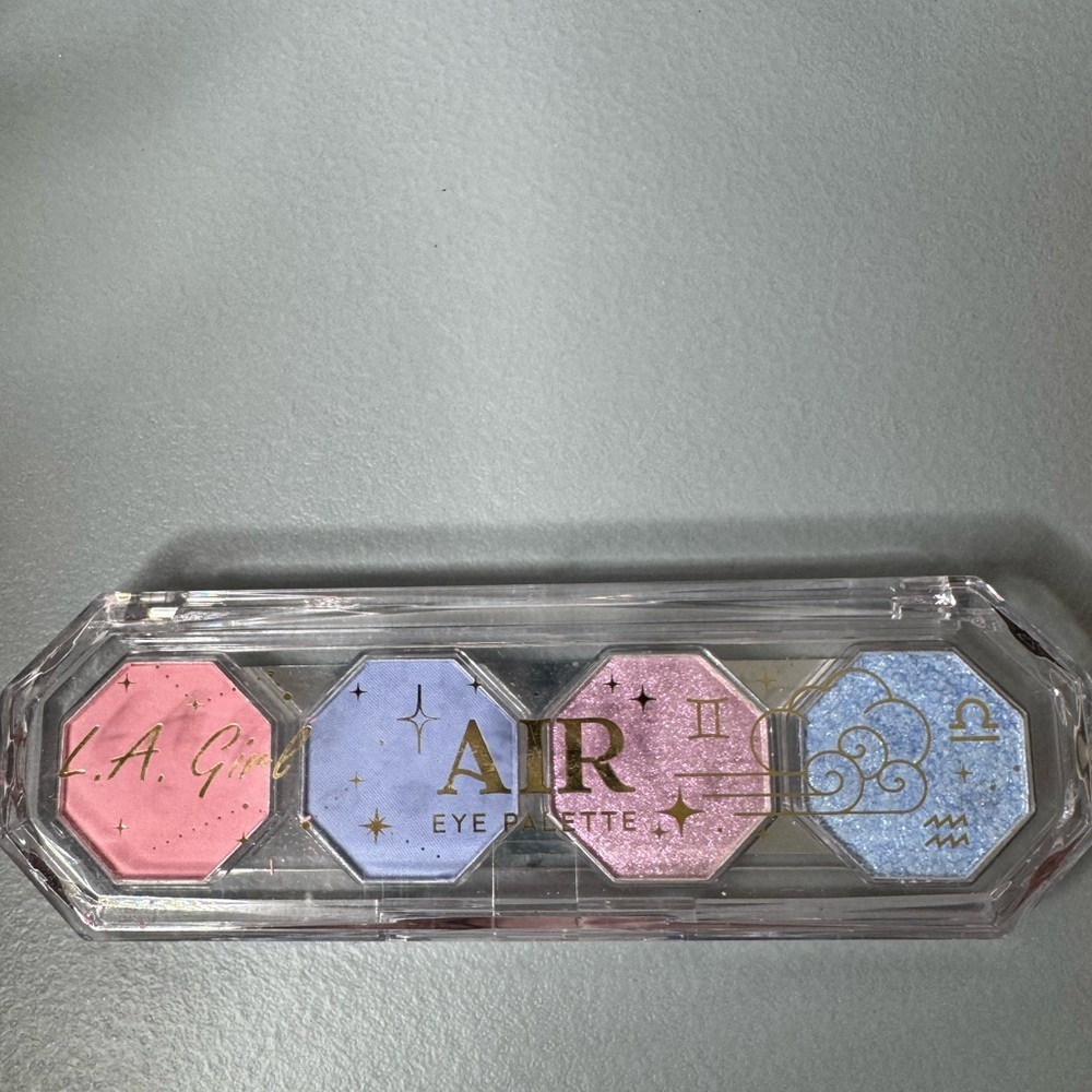LA Girl Air Eye Palette Pink, Lavender, Rose, Sky Blue pastel summer